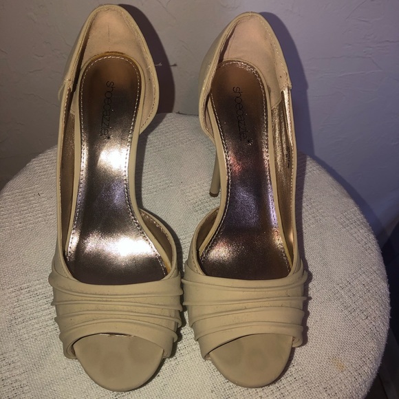 Platform Peep Toe Heels - Picture 9 of 9